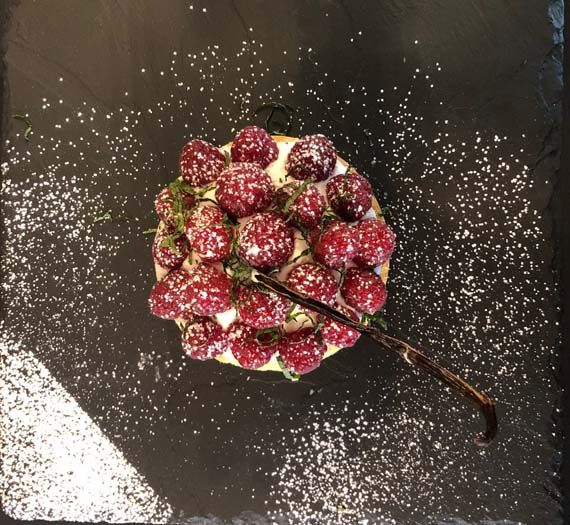 tarte aux framboises